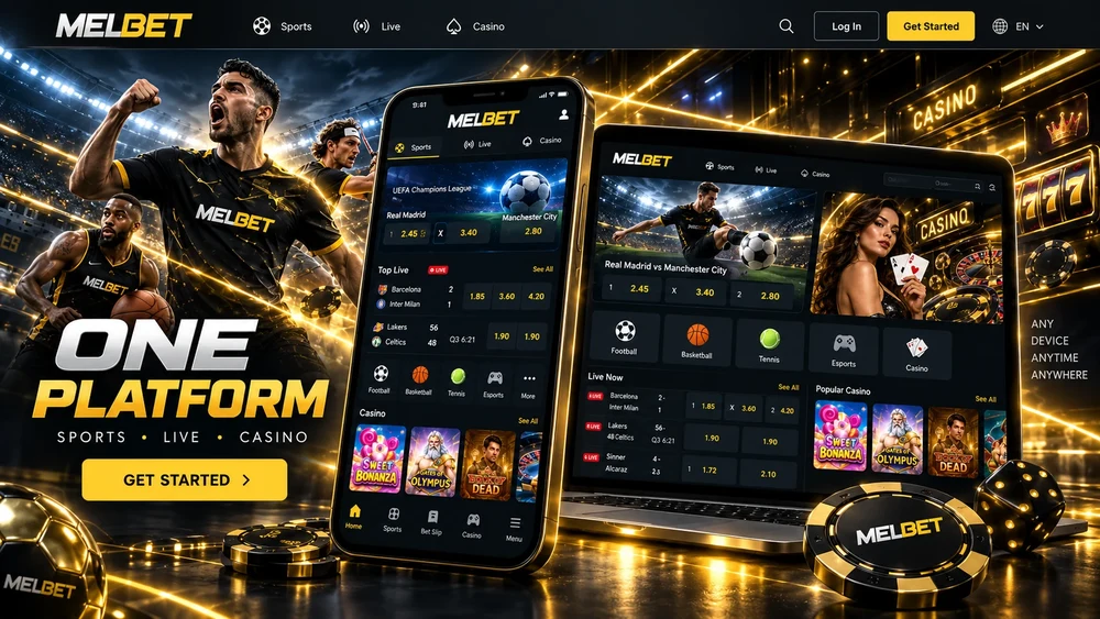Melbet — official sports betting and online casino site